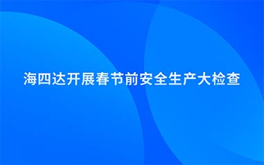 公司简讯|j9九游会官网网站开展春节前安全生产大检查
